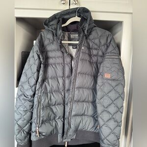 Outdoor Research Bomber Coat- removable hood